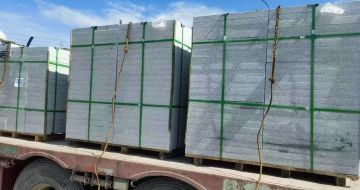 太原 芝麻白花岗岩地铺石装车日常