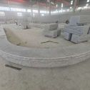 太原 芝麻白异形坐凳，自然面光面弧形加工