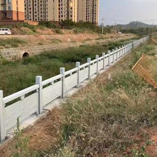 太原 白麻河道栏杆效果展示图