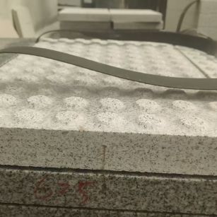 太原 芝麻白花岗岩6.0公分荔枝面五轴加工雕刻盲点