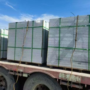 太原 芝麻白花岗岩地铺石装车日常