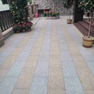 太原 黄金麻白麻荔枝面庭院铺装展示