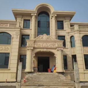 太原 黄金麻花岗岩别墅外墙干挂