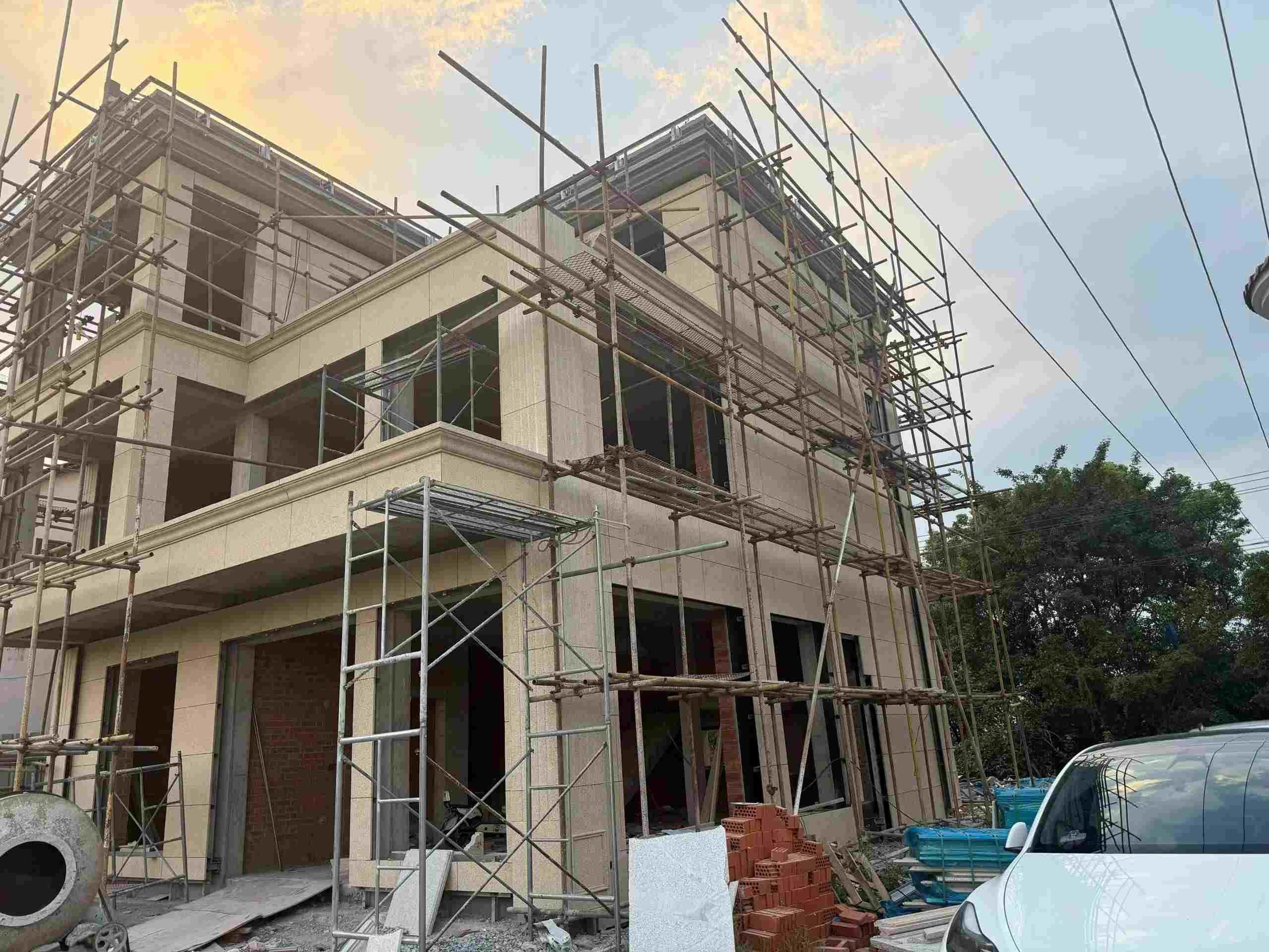 太原 黄金麻荔枝面花岗岩外墙干挂