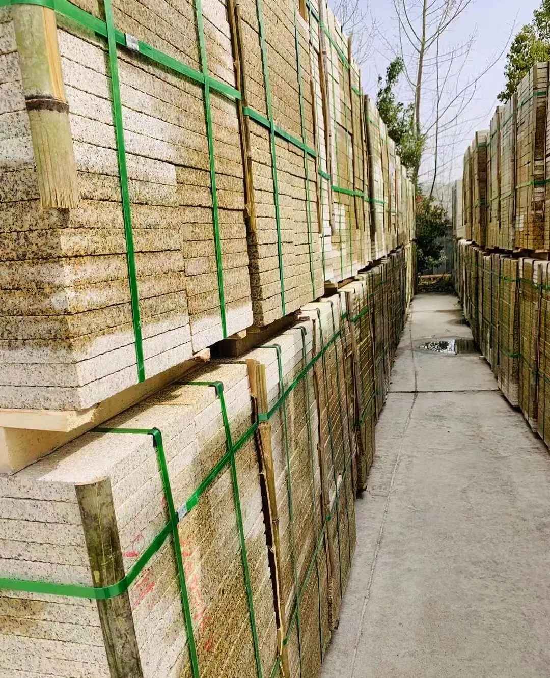 太原 黄金麻花岗岩荔枝面地铺石